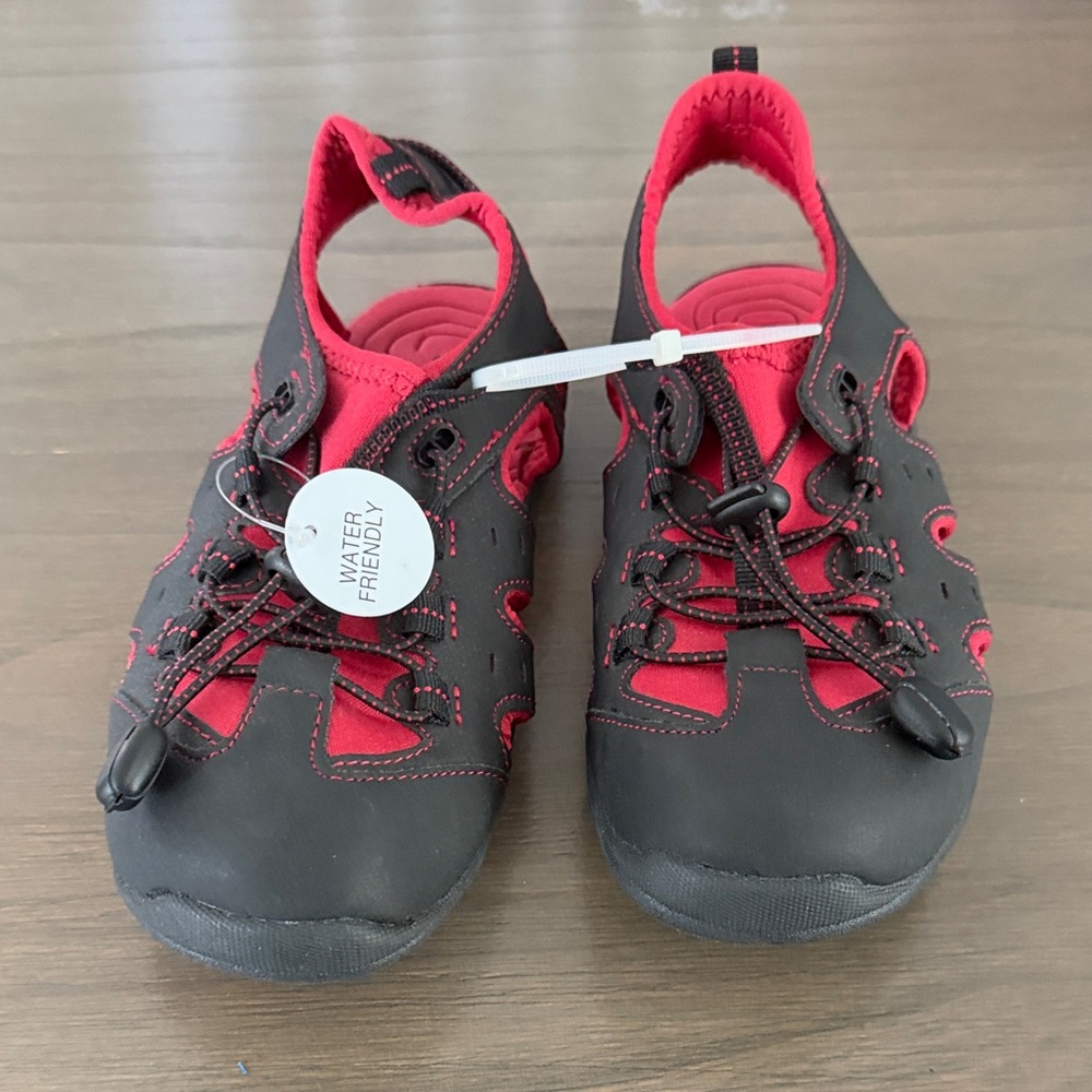 Sonoma Black and Red Kids Water Shoes